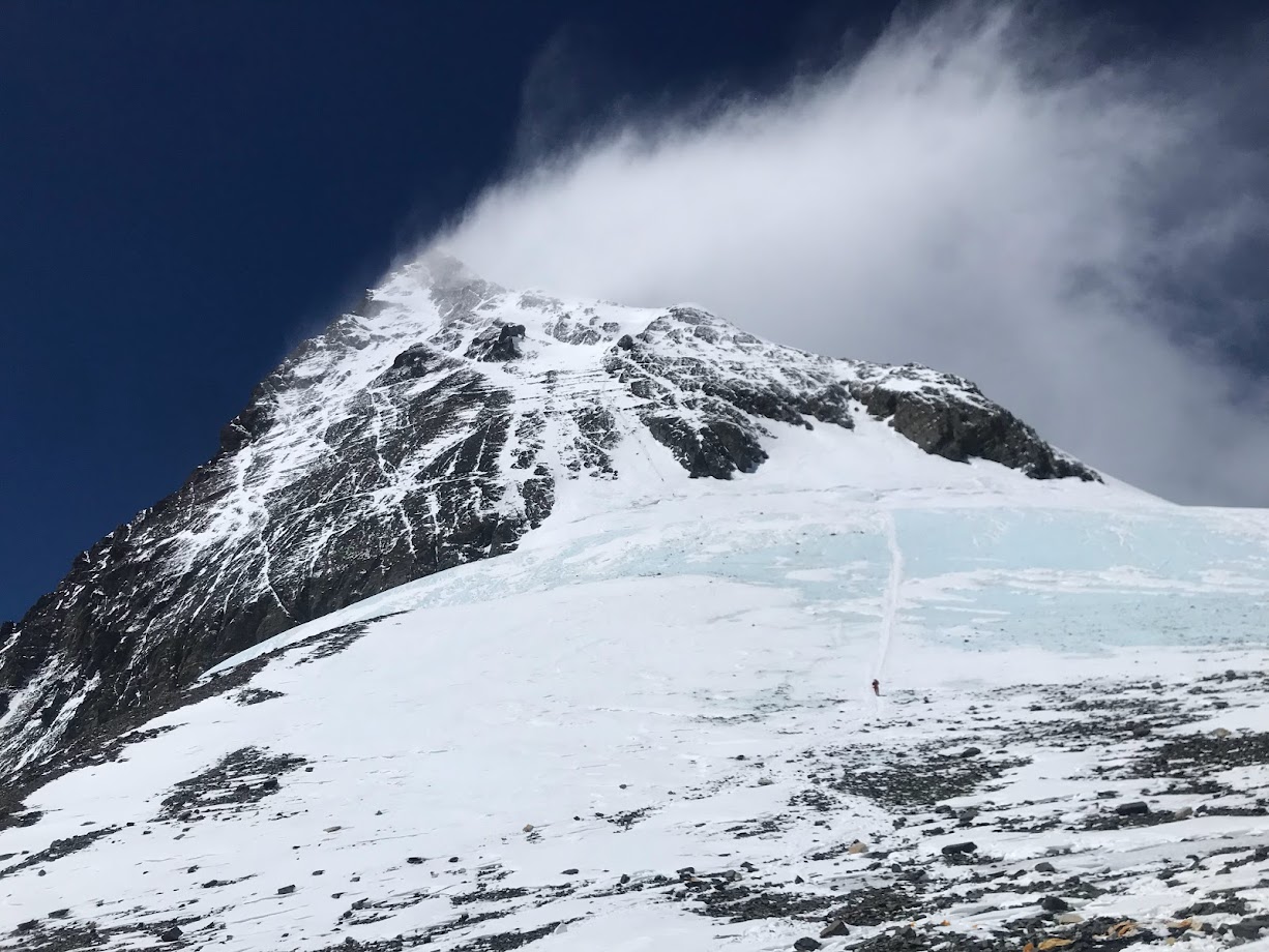 The Triangular Face as seen from the South Col